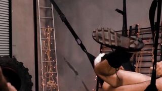 Daniel Greene moans as thick fingers stretch his tight hole