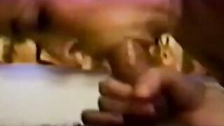 Retro Amateur Blowjob with Cumshot