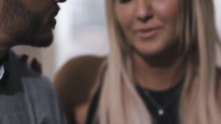 Kayleigh Coxx moans as Dillon Diaz stretches her trans holes