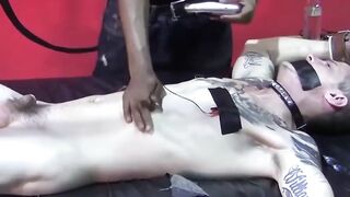 BondageBadBoy.com - Captive Chad releases hot sticky spooge in satisfaction