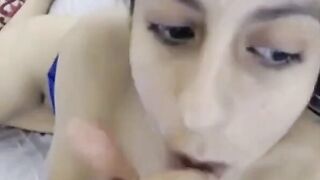 Quirky Amateur GF Receives Facial On Webcam