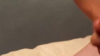 Caesar Cummings tugs pubes then fists his stiff rod hard