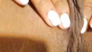 Ebony Amateur Ms. SJ Masturbates on Webcam - Part 2
