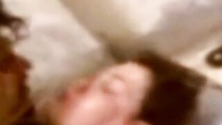 Arab Girl Sucks and Fucks Hard at Home