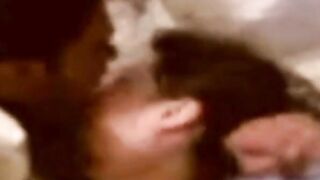 Arab Girl Sucks and Fucks Hard at Home