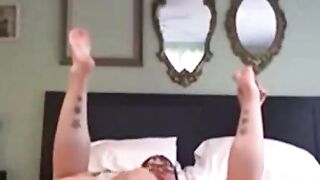 Big-Titted Amateur's Homemade Dildo Fun