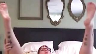 Big-Titted Amateur's Homemade Dildo Fun