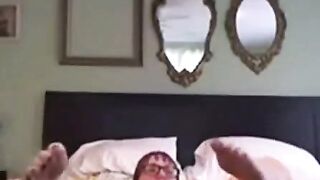 Big-Titted Amateur's Homemade Dildo Fun
