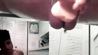 Black Girl Squirts with Sex Toy on Cam
