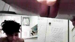Black Girl Squirts with Sex Toy on Cam
