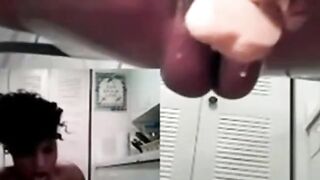 Black Girl Squirts with Sex Toy on Cam