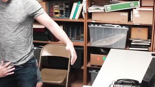 Hairy criminal spreads legs for hot copâs thick rod