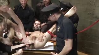 Police Punish a Peeping Pervert Hard