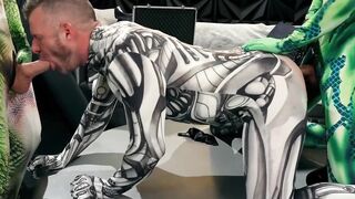 Brian Bonds ass stretched by Ethan Sinns and Dylan Hawks