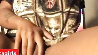 Ebony Amateur Claudia's Loud Orgasm