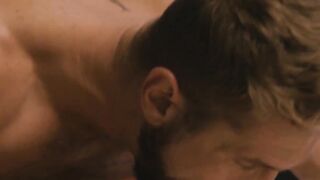 Blonde Aubrey Kate ruins hairy hunk Wesley Woods tight ass