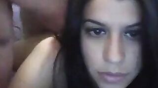Pareja venezolana teniendo sexo en webcam
