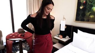 Katrina Colt's anal creampie after doggystyle