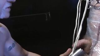 MuscleJockBound.com - Dire Callahan ices Joe Giovanni's muscular body