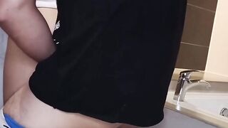 Asian Teen Latina with Big Ass in BDSM Creampie Action