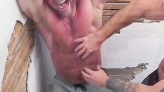 Harsh wild tease  on buff Killian Knox and Joey