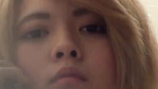 Bad Japanese vixens splash hot streams peeing in the open air