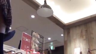 Voyeur addicted to Japanese skirts and white pantyhose