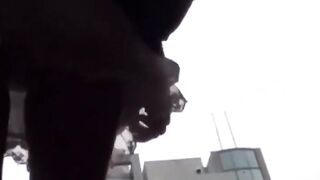 Clip shows Japanese vixens flashing their panty teases