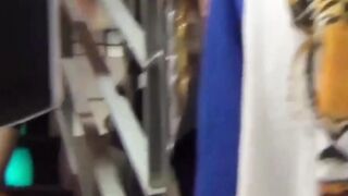 Clip shows Japanese vixens flashing their panty teases