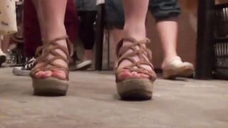 Clip shows Japanese vixens flashing their panty teases
