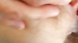 Small tits, big fun: Fucking, fingering & cumming on girly's boobs