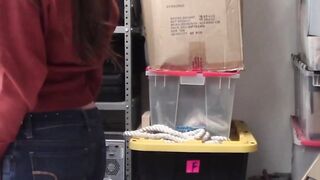 ShopliftersPunished.com - Sexy brunette Kenzi spreads her tight pussy for some dick a