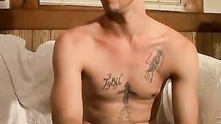 Str8Thugs.com - Straight twink thug's solo dick touching and load spraying cum fest