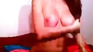 Big-Titted Amateur's Webcam Show Hoe 2