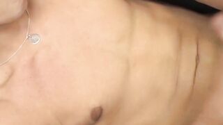 BoyObsession.com - Nathan's realistic dildo play and jerking off on big bed