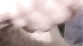 Skinny gay amateur cums from furious fist pumping