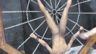 Master Kaden Roads twists metal screw in captive pucker