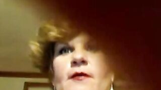 52-Year-Old Granny Gets Naughty on Webcam