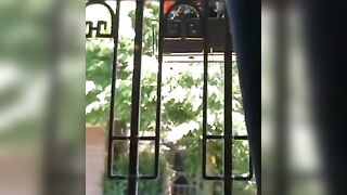 Big Ass Brunette Masturbates Outside to Orgasm on Webcam Hoe 2