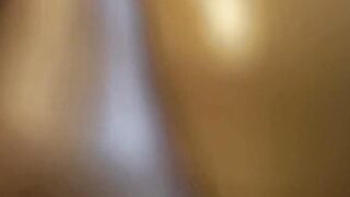Oiled Blonde Titty-Fucks a Big Cock for Cum