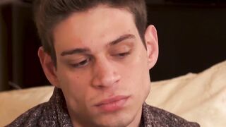 Dante Colle bends over for Michael Delrays hard anal pounding