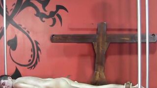 BondageBadBoy.com - Sadistic master Tye flogs vulnerable twink Whiskey
