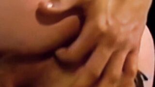 Handsome Alan Fox leashes himself and strokes his thick meat