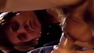 Handsome Alan Fox leashes himself and strokes his thick meat