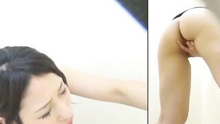 Lady fondles her tits before poking her in heat wet vagina