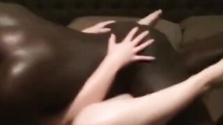 Cuckold Husband Watches His Blonde PAWG Girl Take on a Big Dick Hoe 2