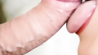 Heiße MILF gibt einen schlampigen Blowjob – Amateur-Sperma-Spiel Hoe 2