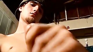 Str8Thugs.com - Muscular straight thug's solo cock play and wild cum blasting fest