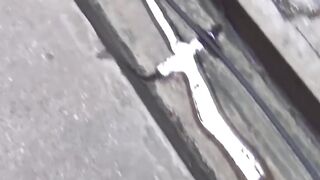 Capturing Japanese twats leaking golden piss in a secluded alley