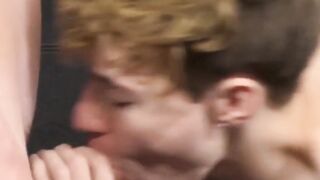 RawTwinkys.com - James Stirling barebacked and doused in jizz for a messy end